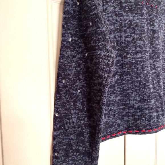 Women's Chritmas Sweater by Designer Studio Originals - Petite/Medium - Zip-Up - Picture 7 of 11